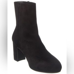 Stuart Weitzman Gianella Black suede bootie w/ original box